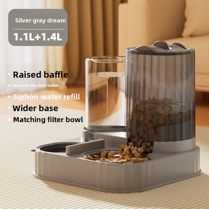 Automatic Pet Food and Water Feeder Bowl