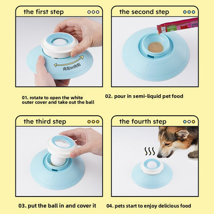 Dog toys with food dispensers