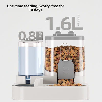 Automatic Pet Food and Water Feeder Bowl